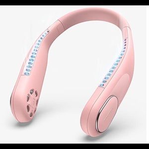 Sweetfull bladeless neck fan. Pink. OS.